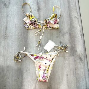 Zimmermann Jude Frill mini tri bikini-size AU 0, US 4-sold